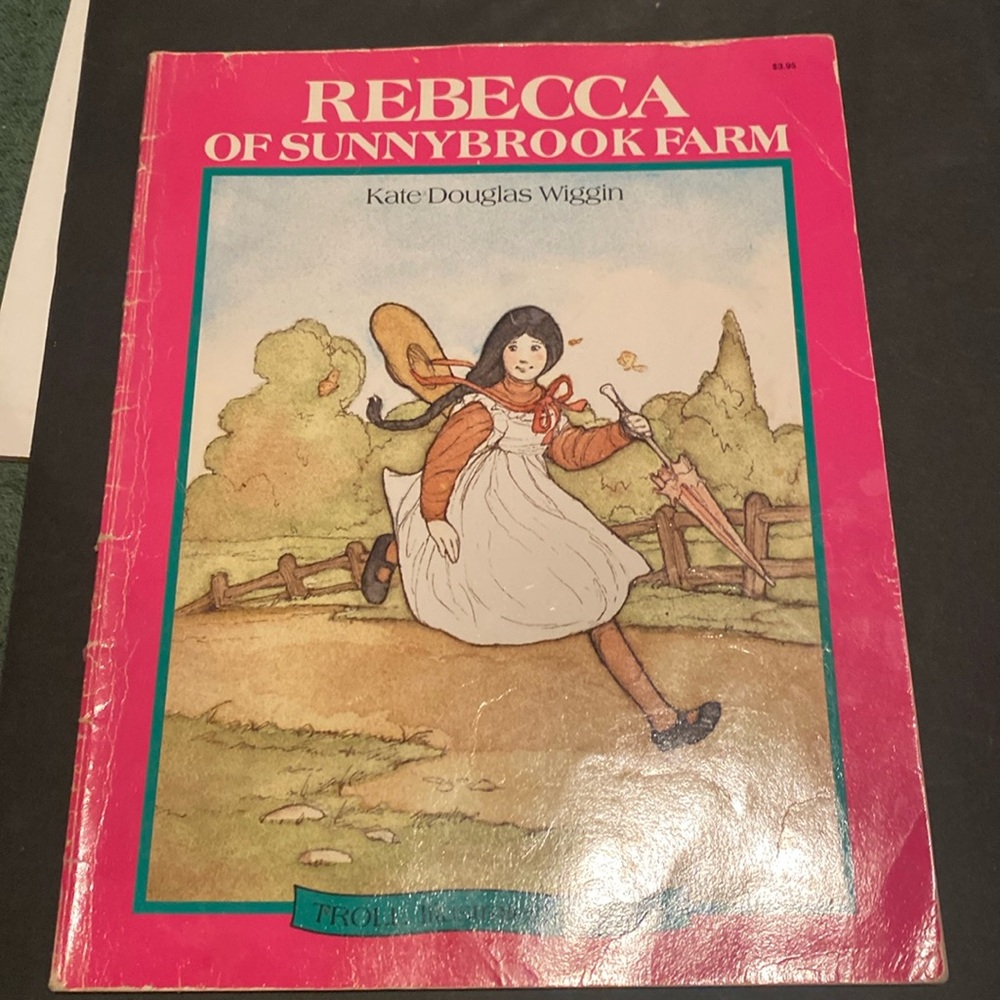Vintage 1988 “Rebecca of Sunnybrook Farm,” oversized Paperback